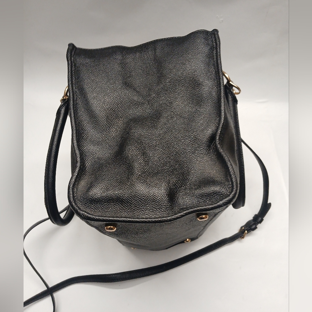 Coach Elegant Black Leather Crossbody  Bag - Picture 14 of 16